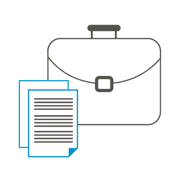 Icono de datos de empresa